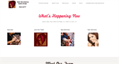 Desktop Screenshot of hairrevolutionsalon.com